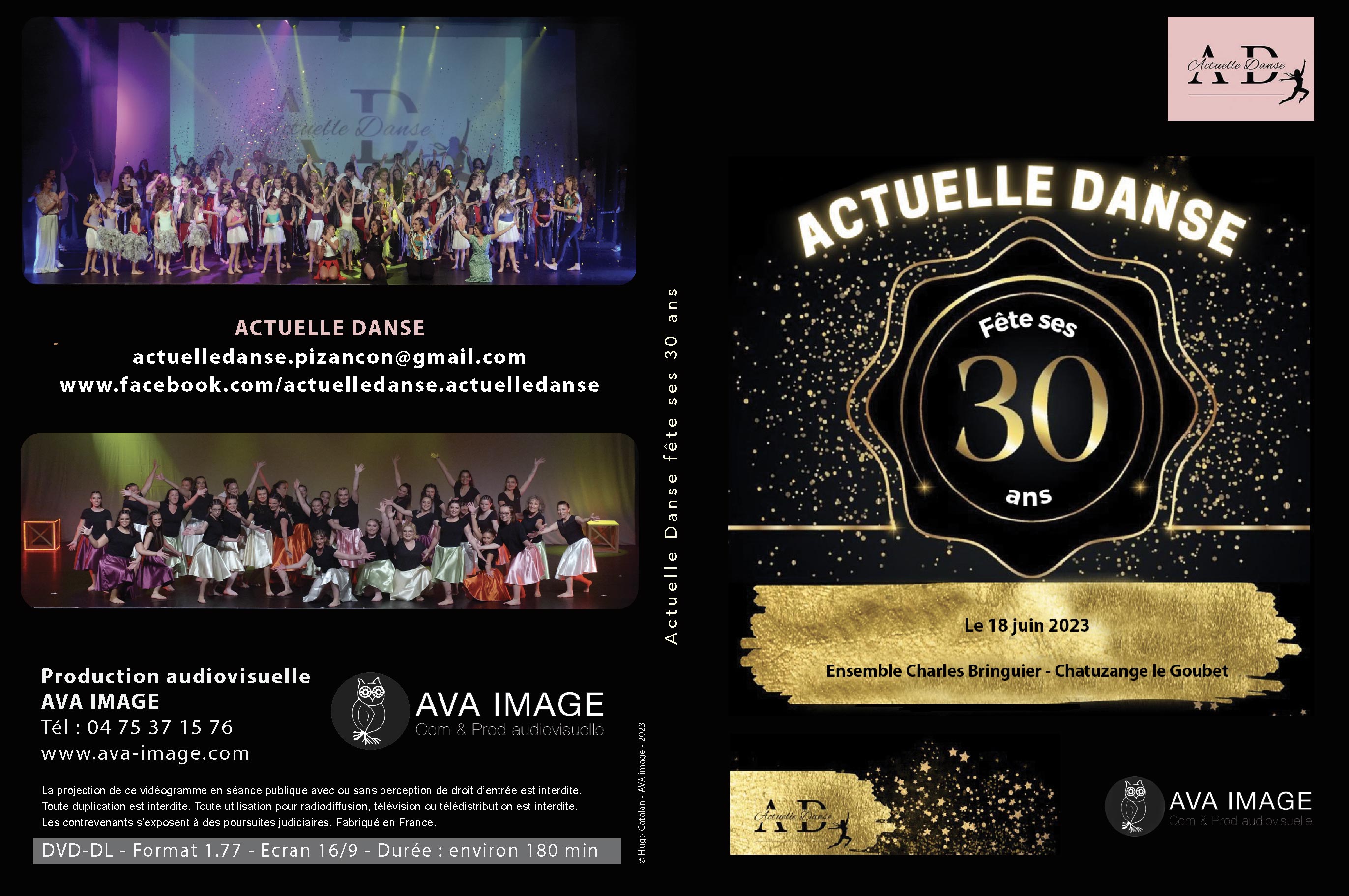 jaquette spectacle Actuelle danse 2023