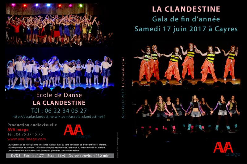 Jaquette La Clandestine 2017