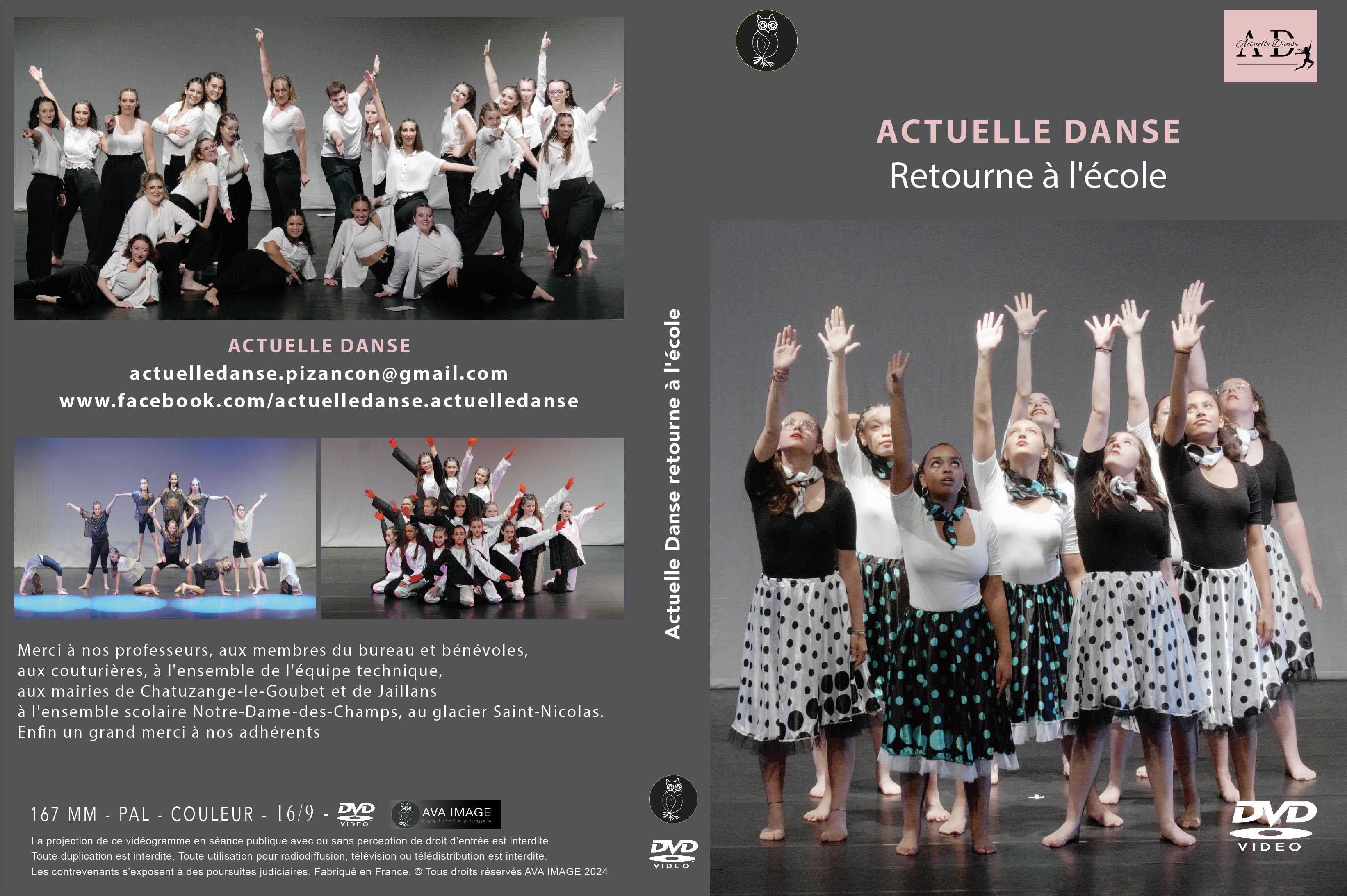 jaquette DVD spectacle Actuelle danse 2024