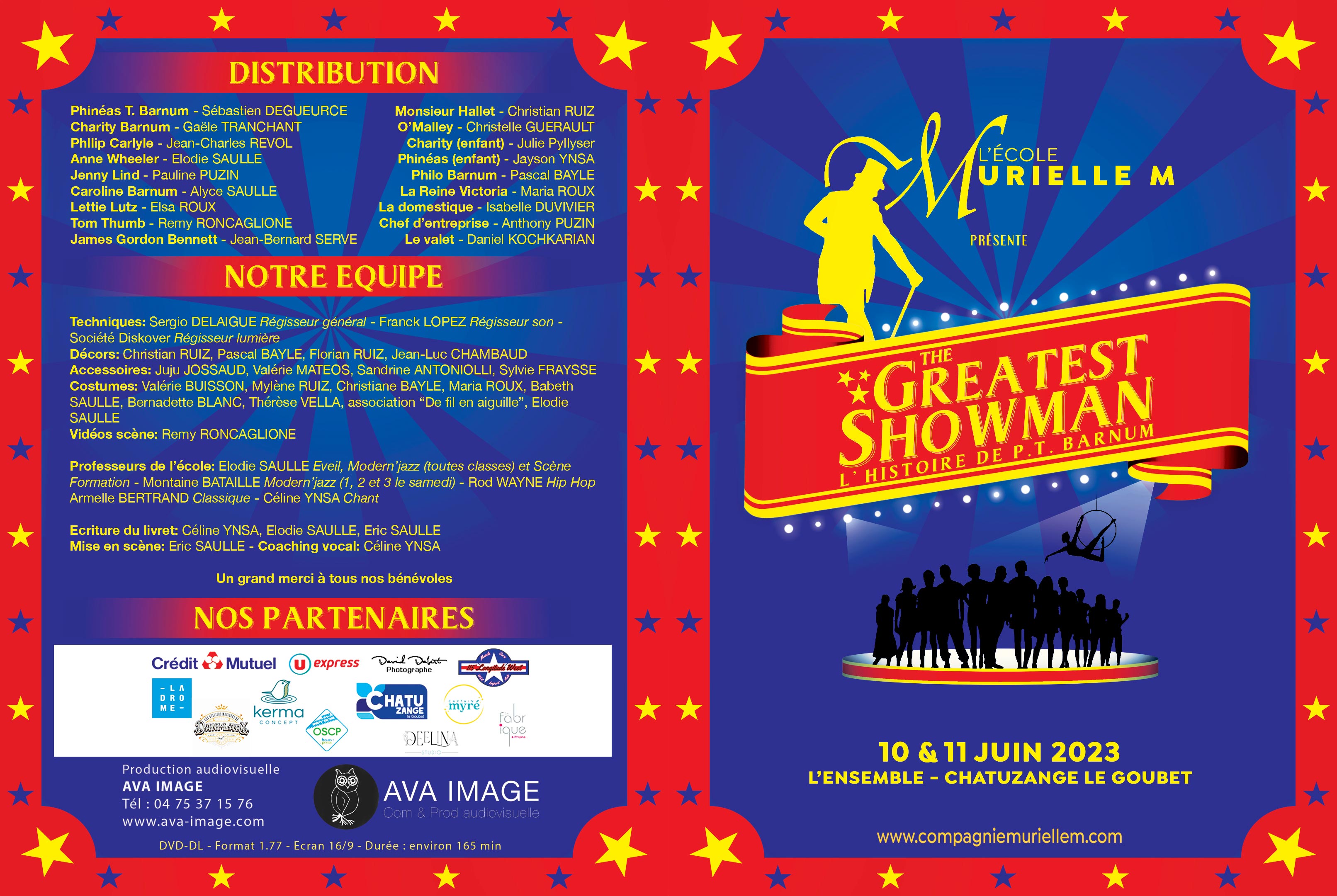 jaquette DVD spectacle Compagnie Murielle M