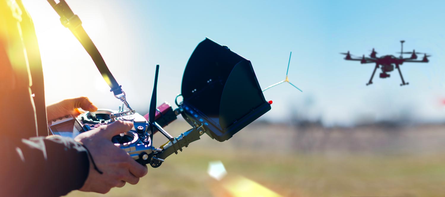 Prises de vues aériennes par drone
